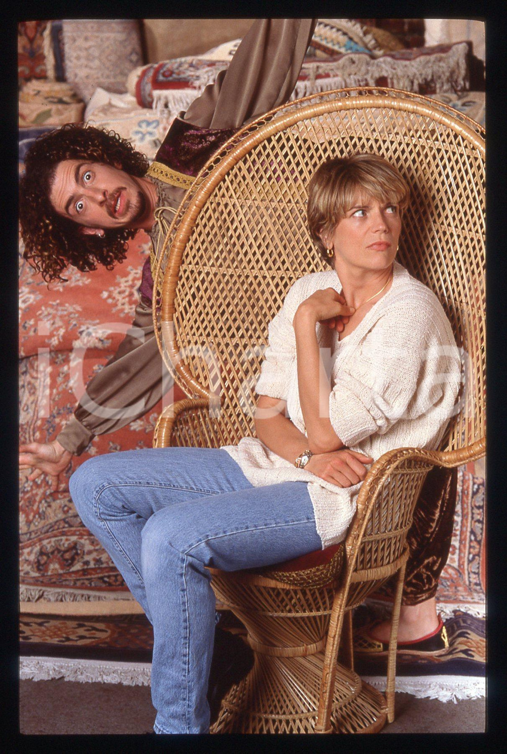 35mm vintage slide* 1997 YOU WISH John ALES e Harley Jane KOZAK nella serie tv