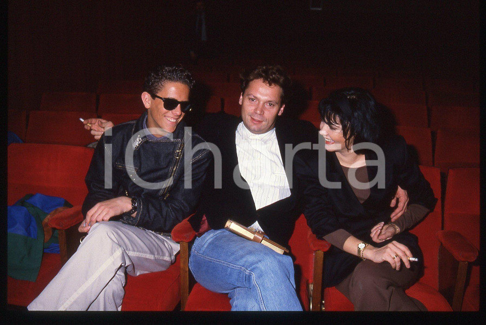 35mm vintage slide* 1988 ITALIA MUSICA Marina FIORDALISO e Sebastiano BIANCHI *2