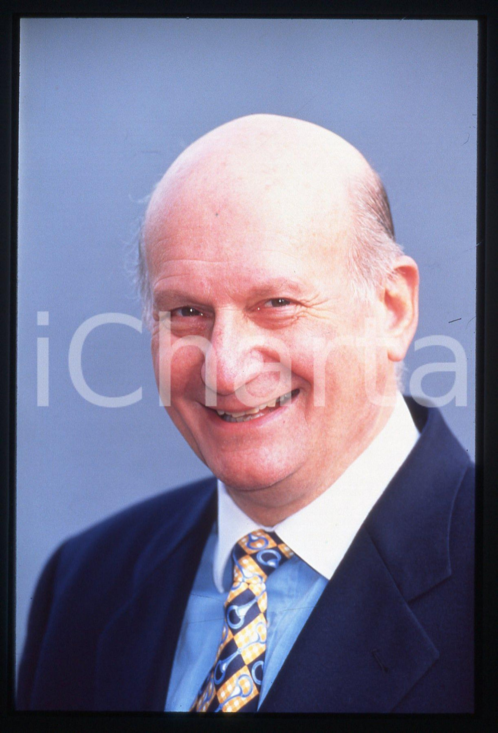 35mm vintage slide*1994 SPACE PRECINCT Gerry ANDERSON Ritratto creatore serie tv