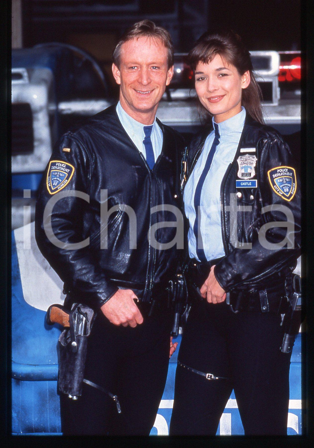 35mm vintage slide* 1994 SPACE PRECINCT Ted SHACKELFORD e Simone BENDIX (2)