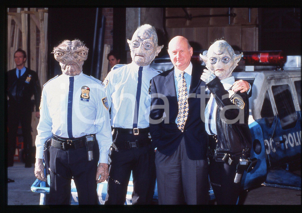 35mm vintage slide* 1994 SPACE PRECINCT Gerry ANDERSON con poliziotti alieni