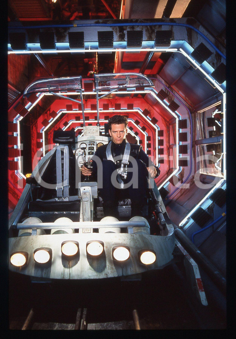 35mm vintage slide* 1997 TIMECOP Ted KING protagonista della serie televisiva *2
