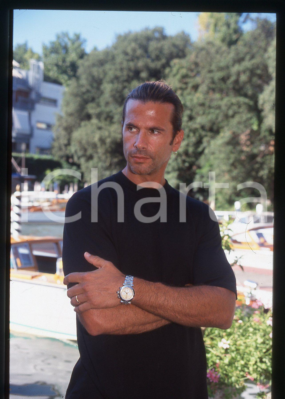 35mm vintage slide* 2000 VENEZIA Lorenzo LAMAS Ritratto dell'attore (7)