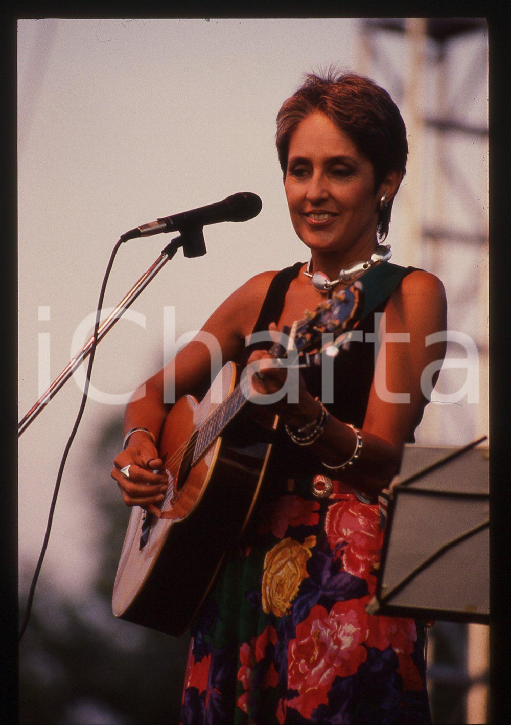 35mm vintage slide* 1989 MODENA Joan BAEZ Concerto a favore dell'Armenia (1)