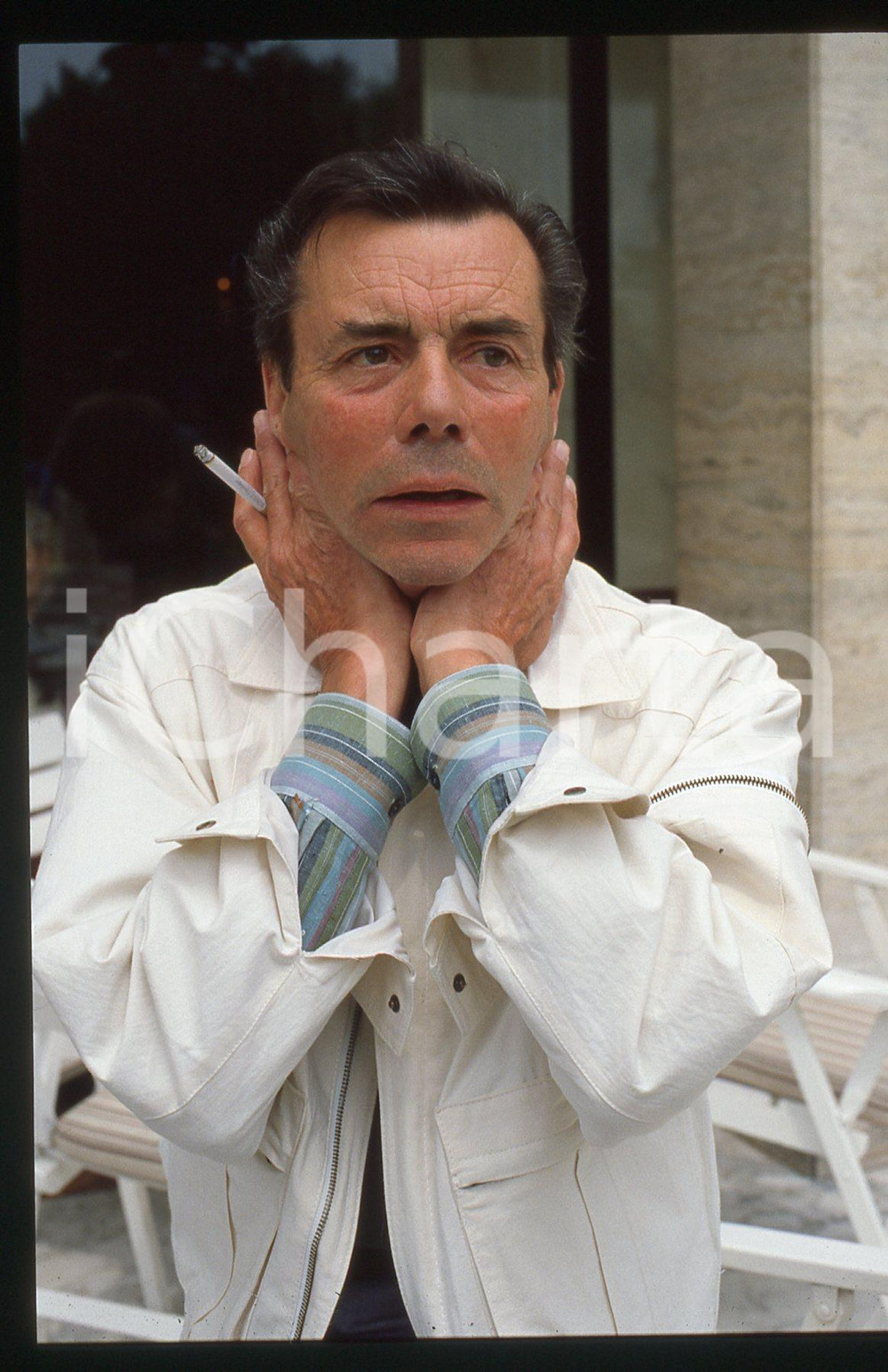 35mm vintage slide* 1984 CANNES Dirk BOGARDE Presidente Giuria del Festival (5)