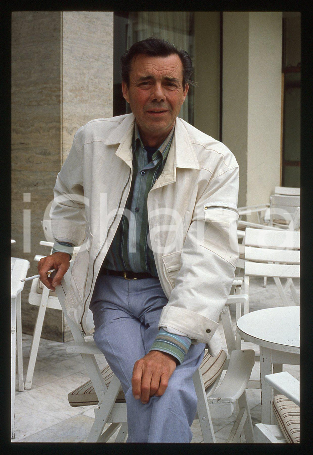 35mm vintage slide* 1984 CANNES Dirk BOGARDE Presidente Giuria del Festival (11)