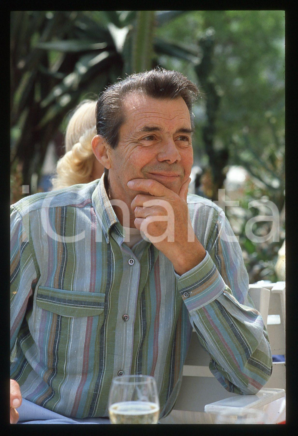 35mm vintage slide* 1984 CANNES Dirk BOGARDE Presidente Giuria del Festival (12)