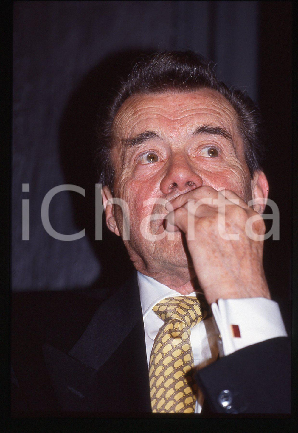 35mm vintage slide* 1990ca CINEMA Dirk BOGARDE Ritratto dell'attore (2)
