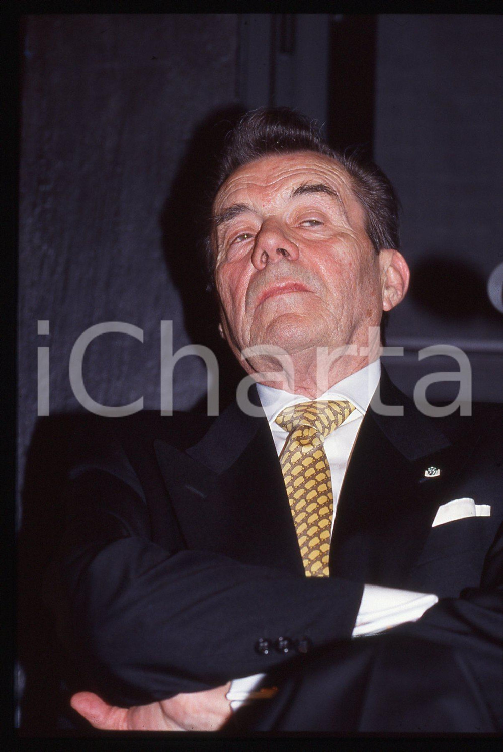 35mm vintage slide* 1990ca CINEMA Dirk BOGARDE Ritratto dell'attore (6)