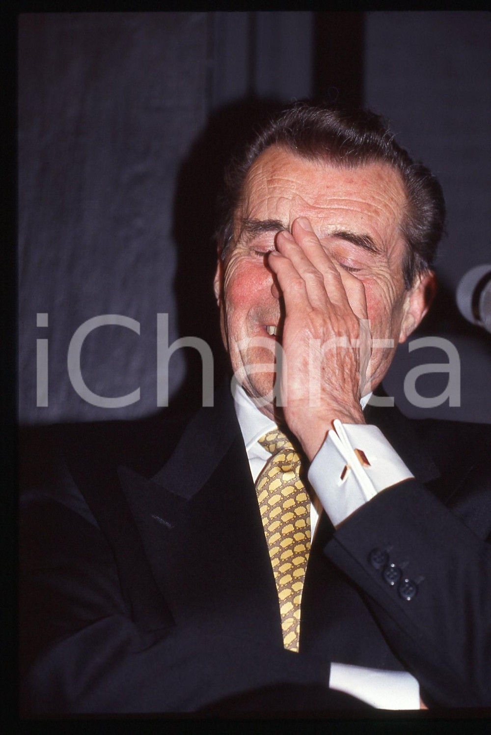 35mm vintage slide* 1990ca CINEMA Dirk BOGARDE Ritratto dell'attore (13)