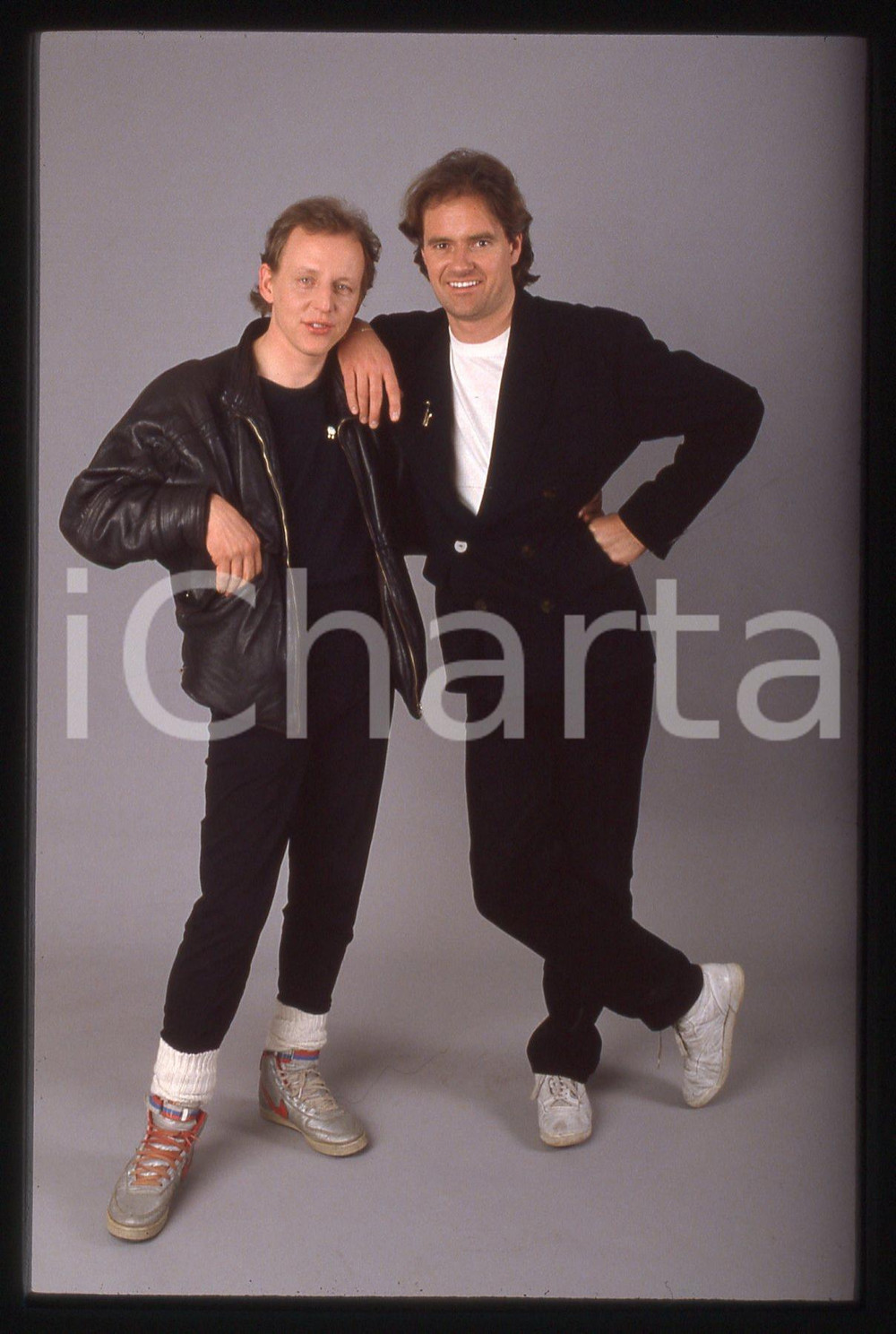 35mm vintage slide* 1985ca VIDEOMUSIC Clive Malcolm GRIFFITHS e Rick HUTTON (6)