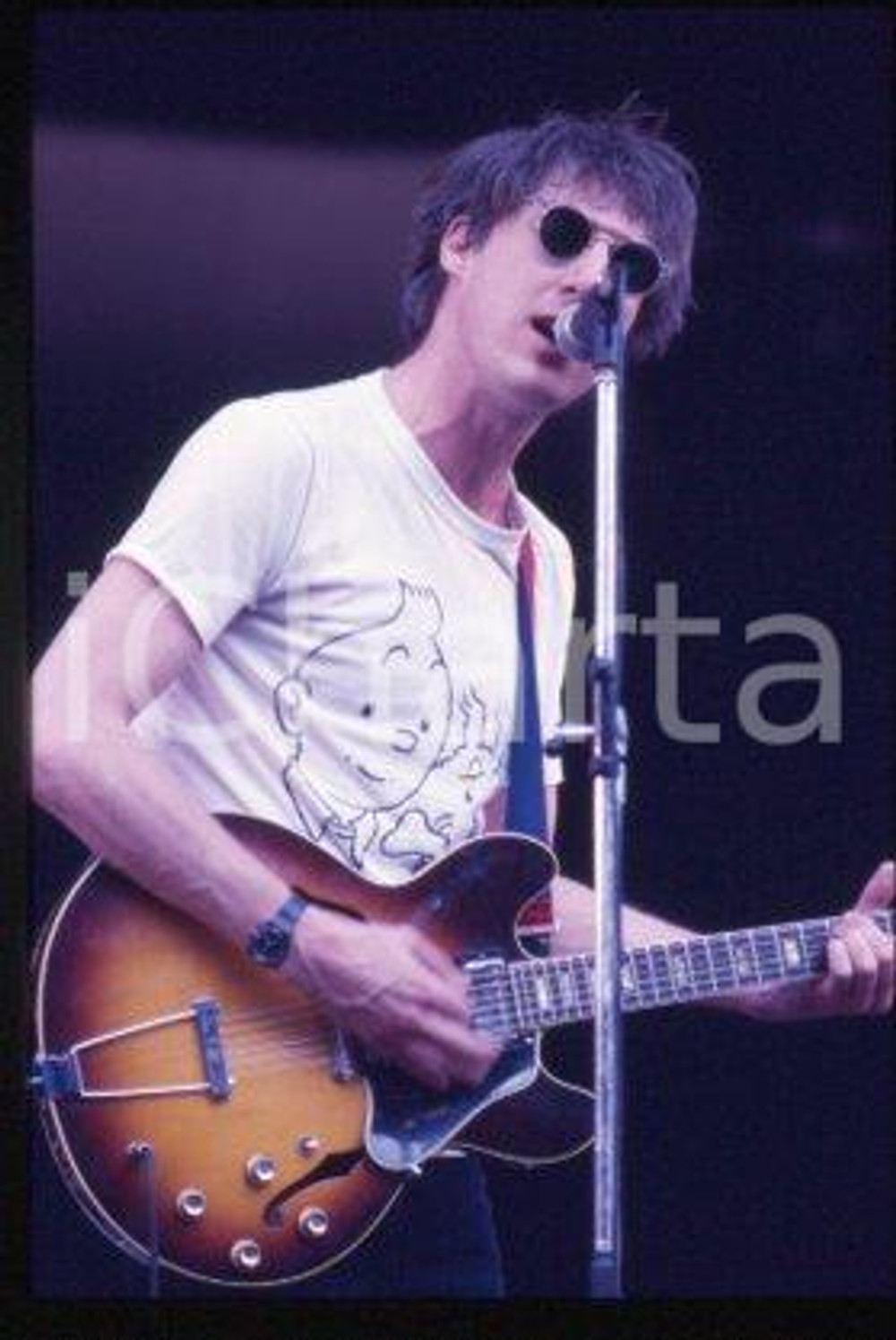 THE GOLDEN PALOMINOS - SAN SIRO MILAN Musical group 1986 * 35mm vintage slide 17