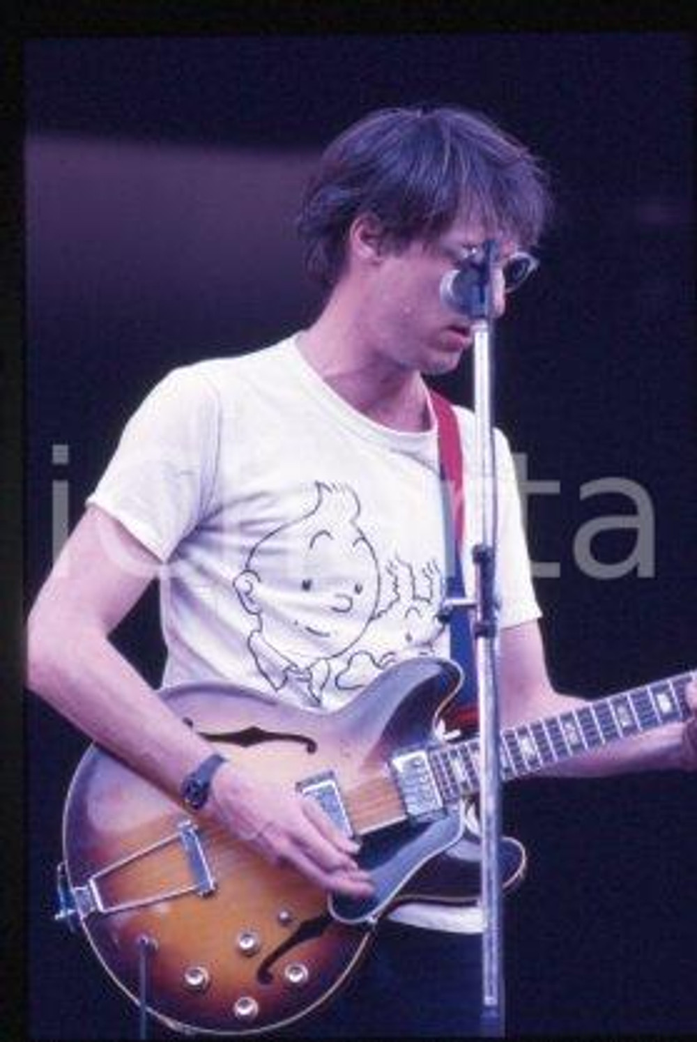 THE GOLDEN PALOMINOS - SAN SIRO MILAN Musical group 1986 * 35mm vintage slide 21