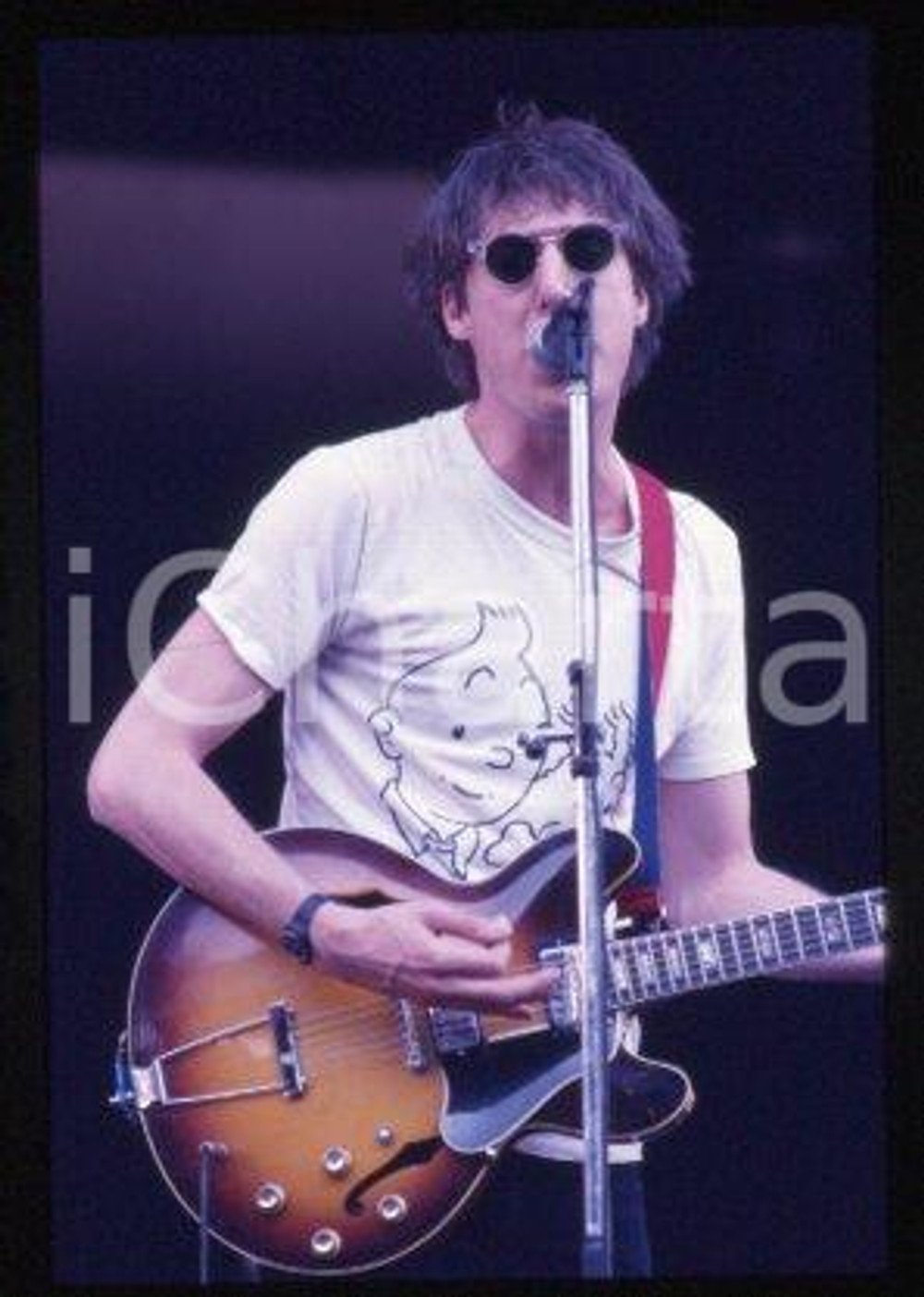 THE GOLDEN PALOMINOS - SAN SIRO MILAN Musical group 1986 * 35mm vintage slide 22