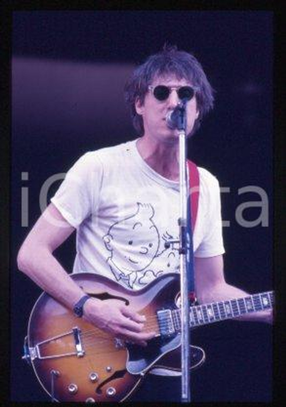 THE GOLDEN PALOMINOS - SAN SIRO MILAN Musical group 1986 * 35mm vintage slide 31