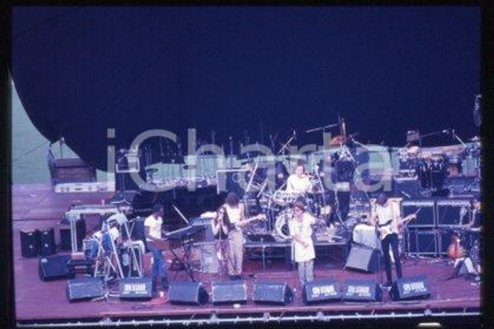 THE GOLDEN PALOMINOS - SAN SIRO MILAN Musical group 1986 * 35mm vintage slide 32