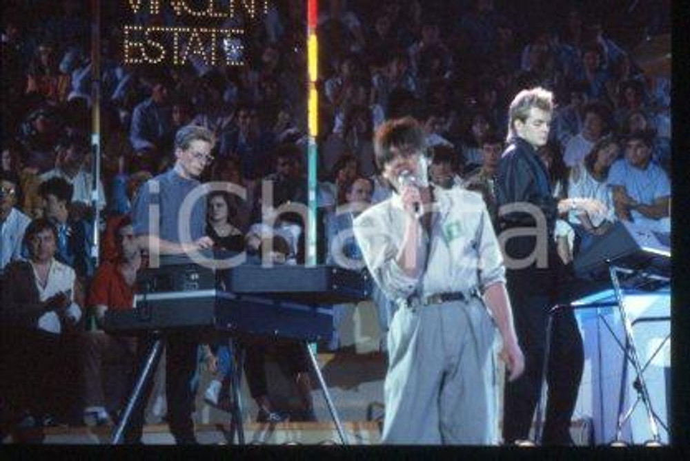 ALPHAVILLE - HIT PARADE ITALY German synth-pop band 1984 * 35mm vintage slide 18