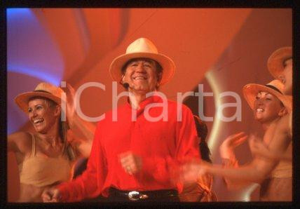 Trini LOPEZ - TV SHOW ITALY American singer 1999 ca * 35 mm vintage slide 11