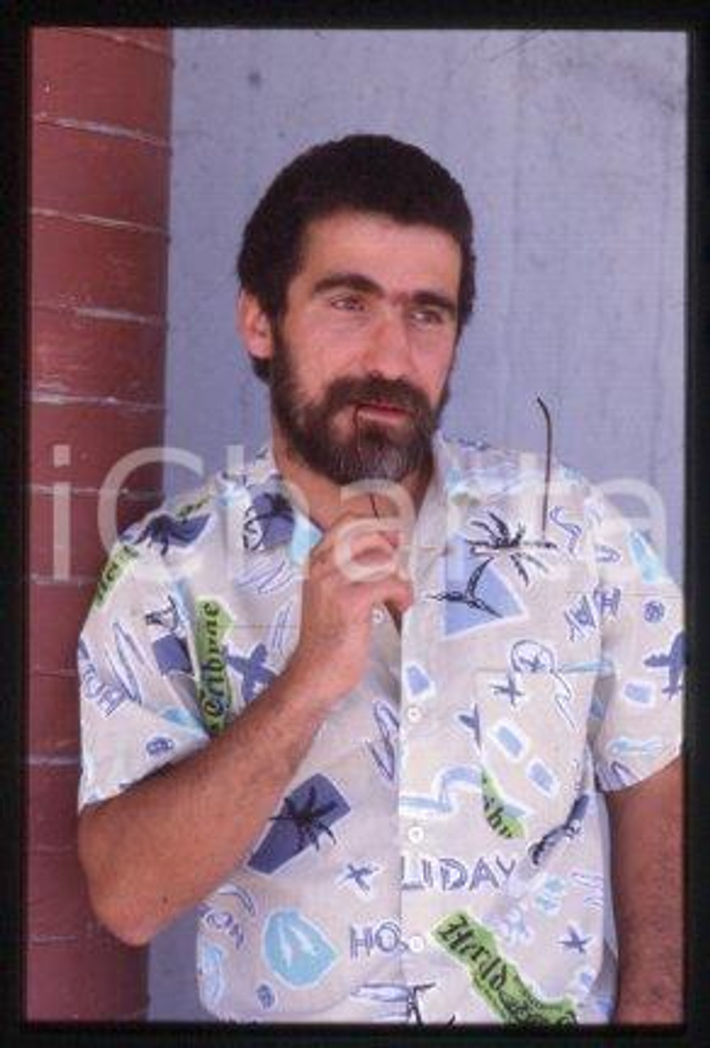 Stefano ROSSO - ROMA Ritratto dello scrittore 1985 ca * 35 mm vintage slide 4