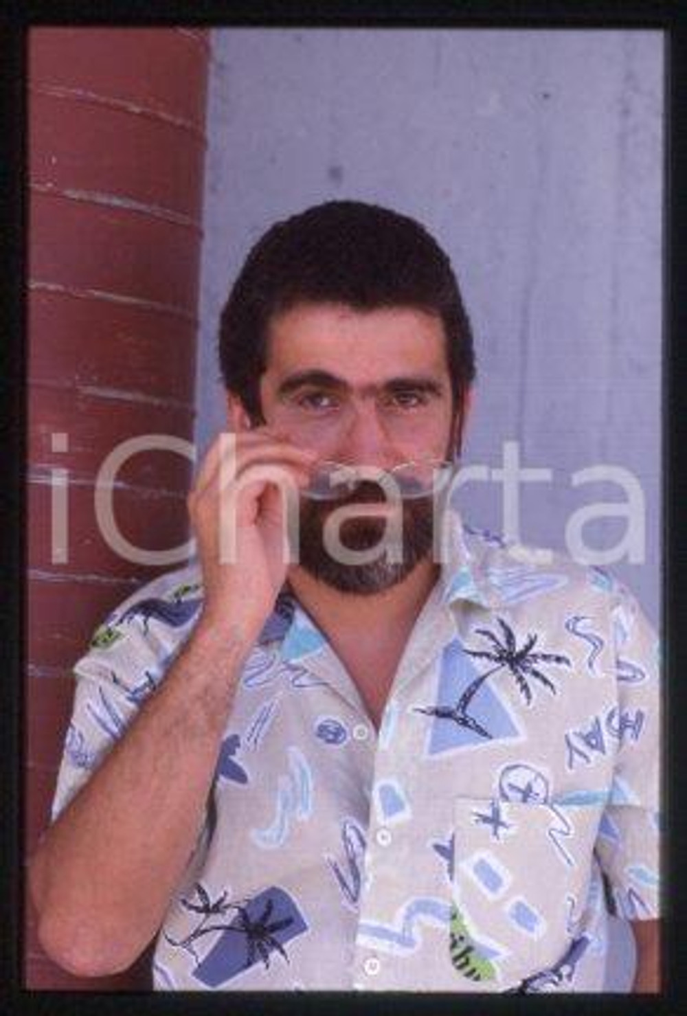 Stefano ROSSO - ROMA Ritratto dello scrittore 1985 ca * 35 mm vintage slide 5