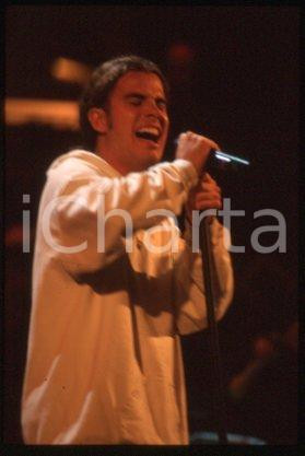 Daniele VIT - SANREMO Musical artist on the stage 1997 * 35 mm vintage slide 8