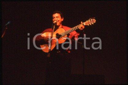 Franco VISENTIN ITALY Portrait of musical artist 1990 ca * 35mm vintage slide 12