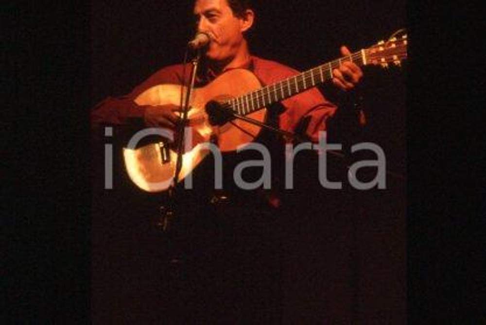 Franco VISENTIN ITALY Portrait of musical artist 1990 ca * 35mm vintage slide 15