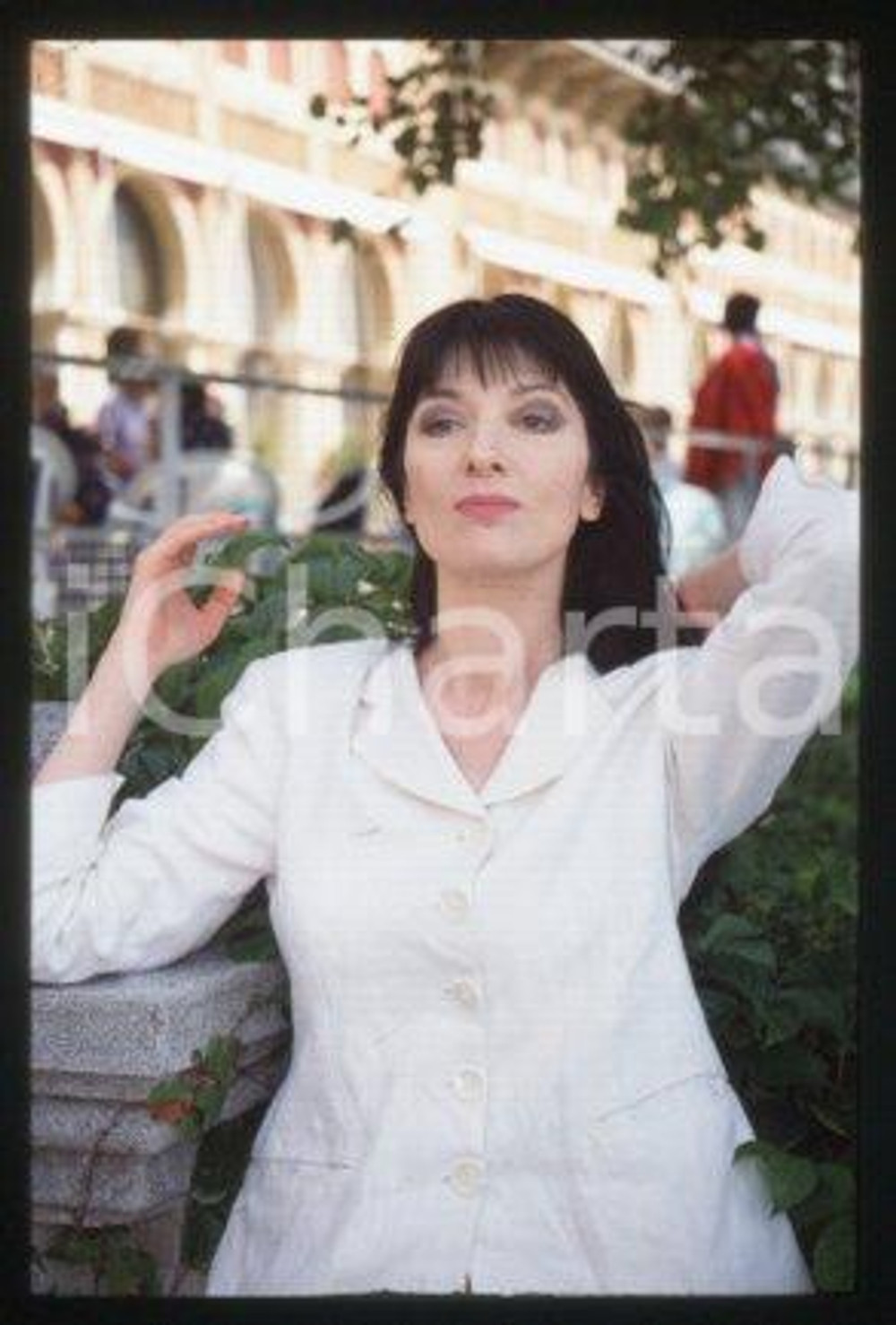 Olimpia CARLISI - VENICE Italian film actress 1990 ca * 35 mm vintage slide 9