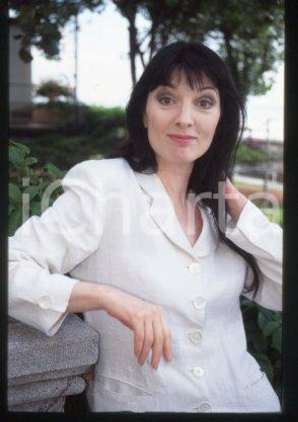 Olimpia CARLISI - VENICE Italian film actress 1990 ca * 35 mm vintage slide 13