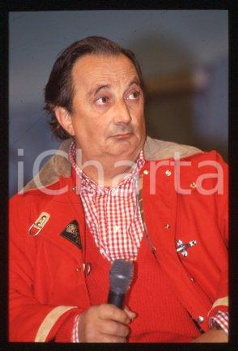 Beppe RECCHIA ITALY Television director Portrait 1990 ca * 35 mm vintage slide 4