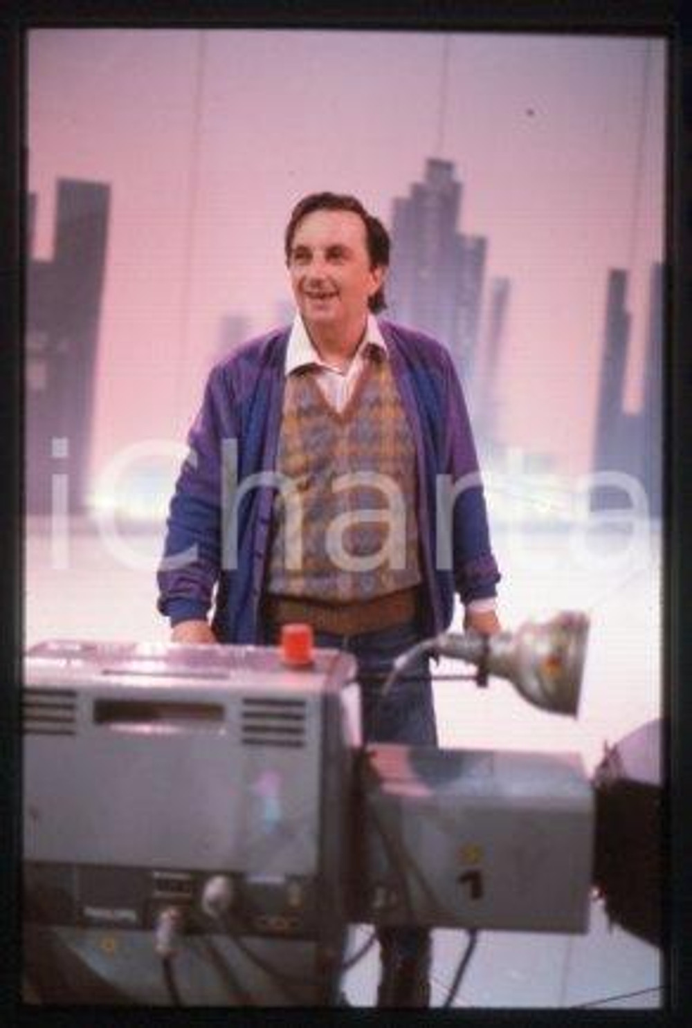 Beppe RECCHIA ITALY Television director Portrait 1980 ca * 35 mm vintage slide 5