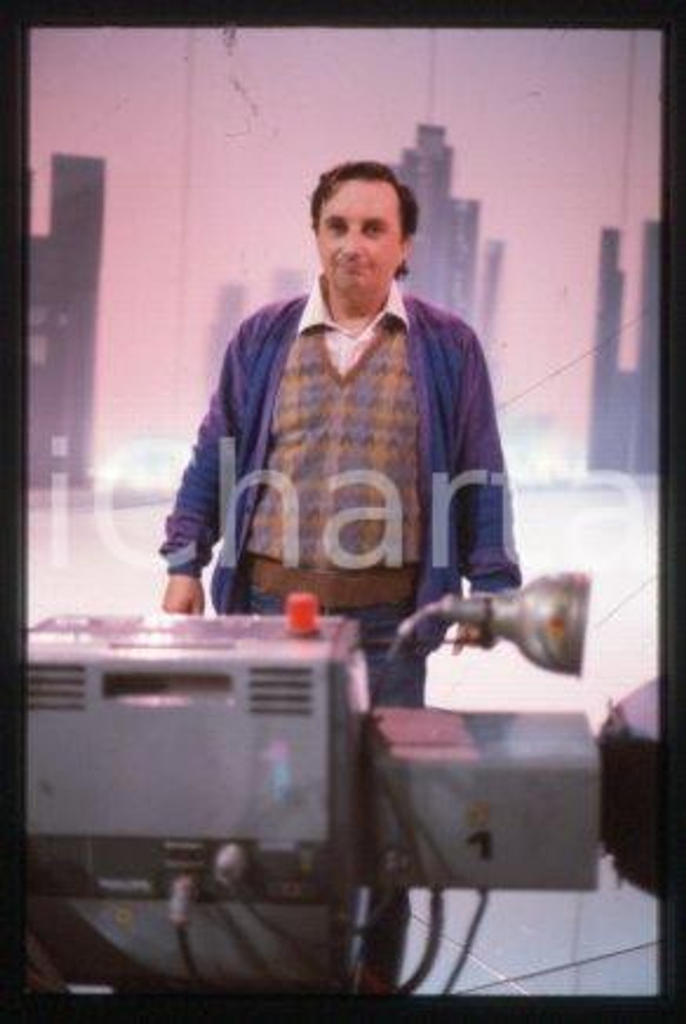 Beppe RECCHIA ITALY Television director Portrait 1980 ca * 35 mm vintage slide 6