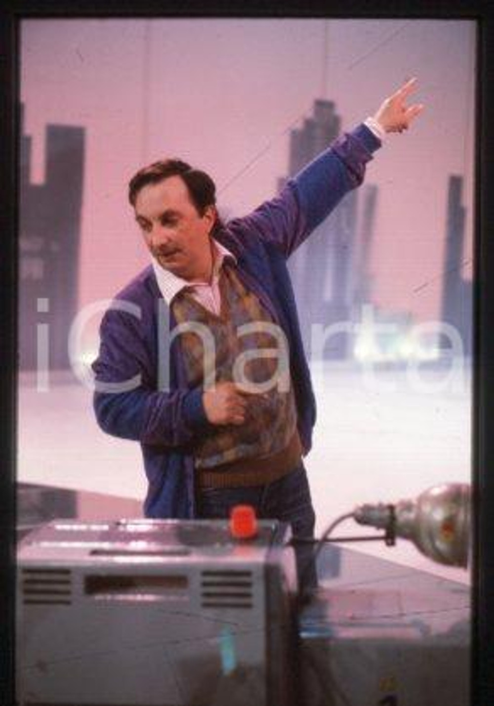 Beppe RECCHIA ITALY Television director Portrait 1980 ca * 35 mm vintage slide 7