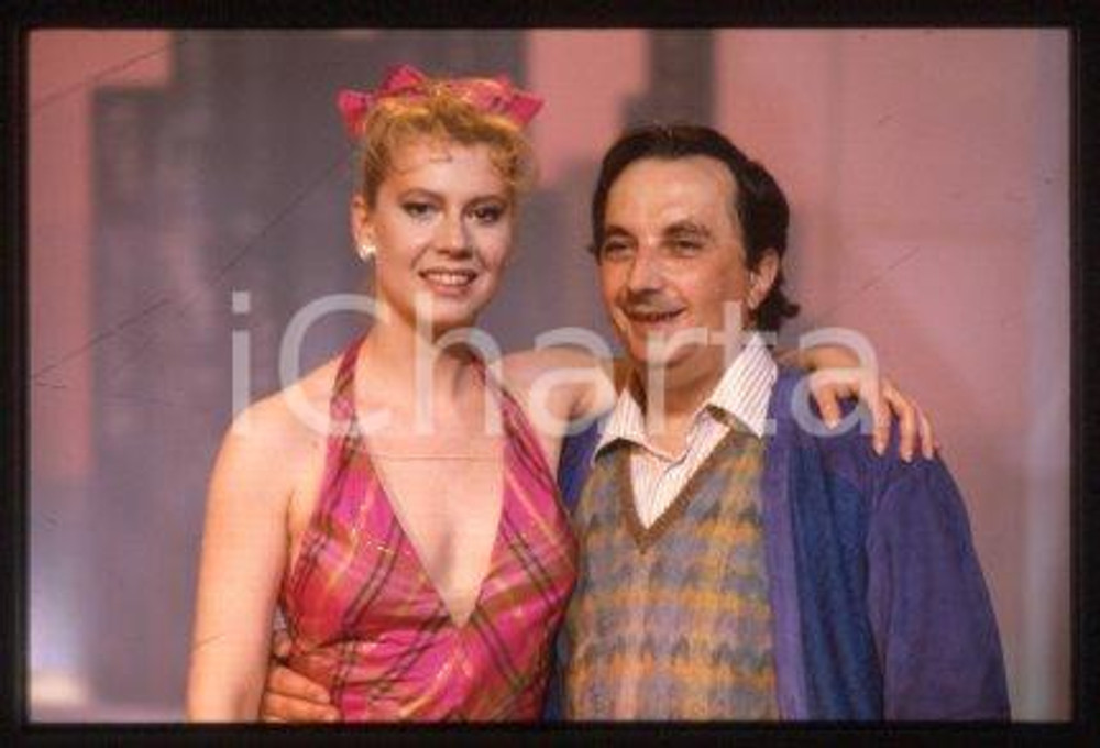 Beppe RECCHIA ITALY Television director Portrait 1980 ca * 35 mm vintage slide 8