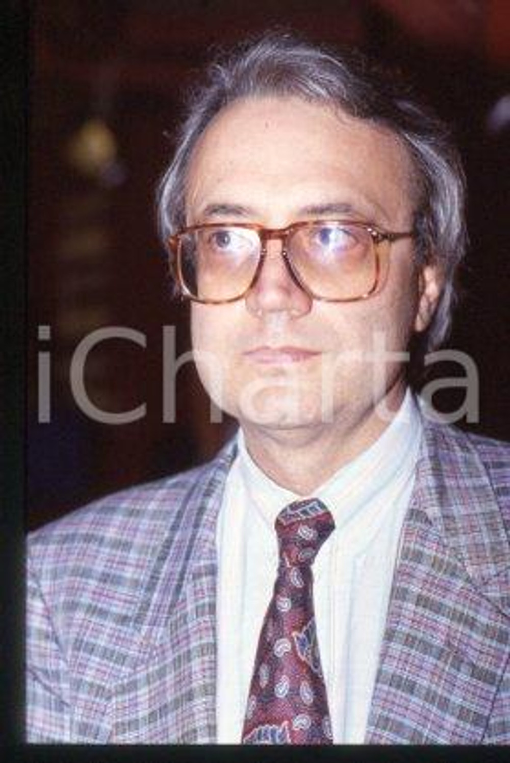 Paolo Flores D'ARCAIS ITALY Director of MicroMega 1989 ca * 35mm vintage slide 6