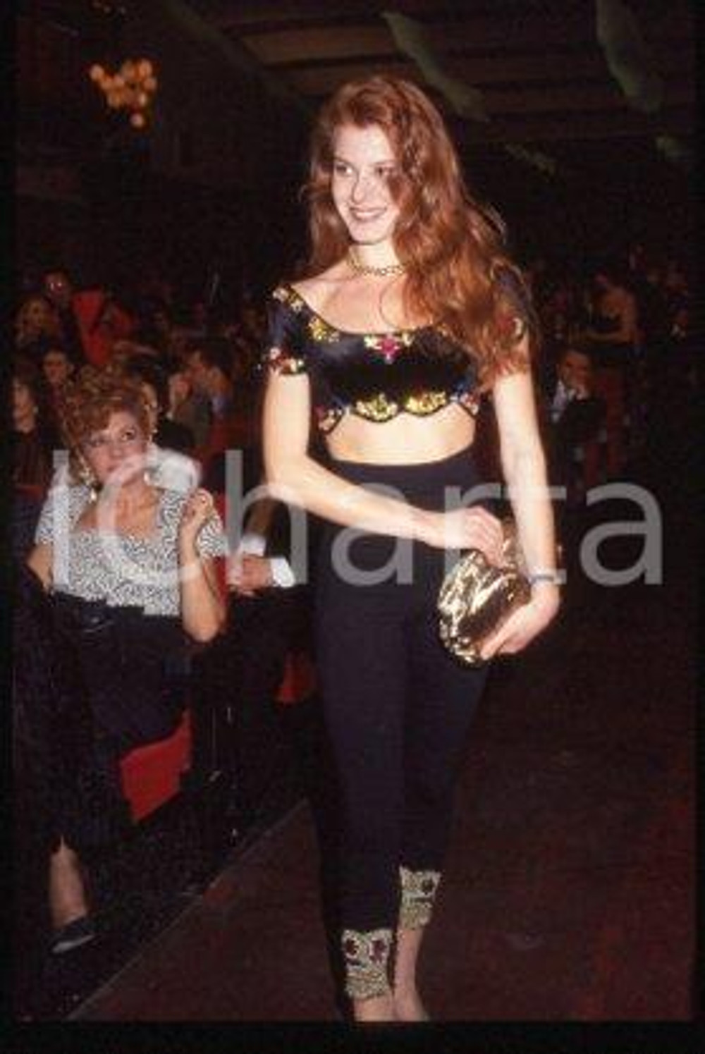Raffaella BERGE - ITALY The actress TV presenter 1990 ca * 35 mm vintage slide 7