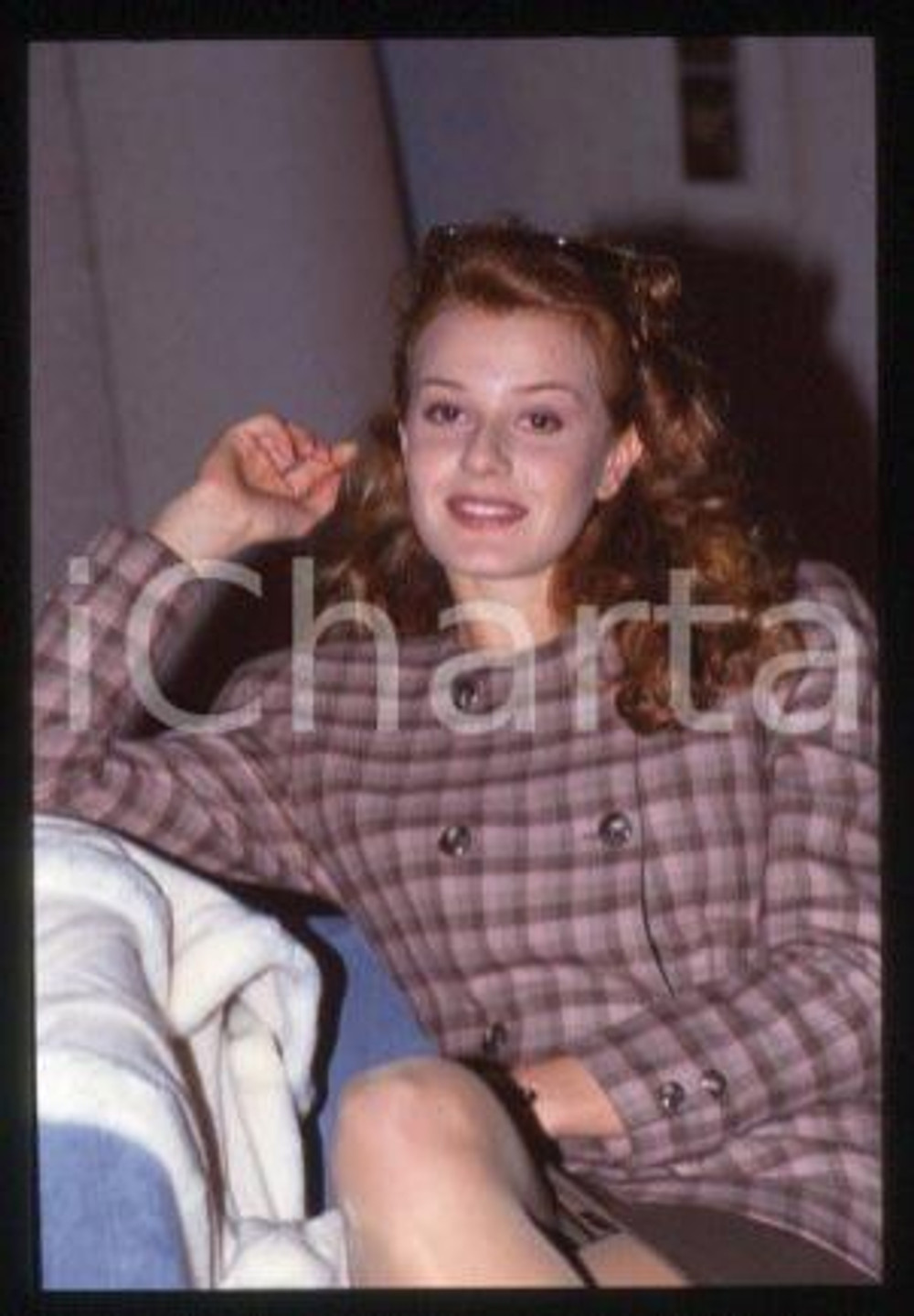 Raffaella BERGE - ITALY The actress TV presenter 1990 ca * 35 mm vintage slide 9