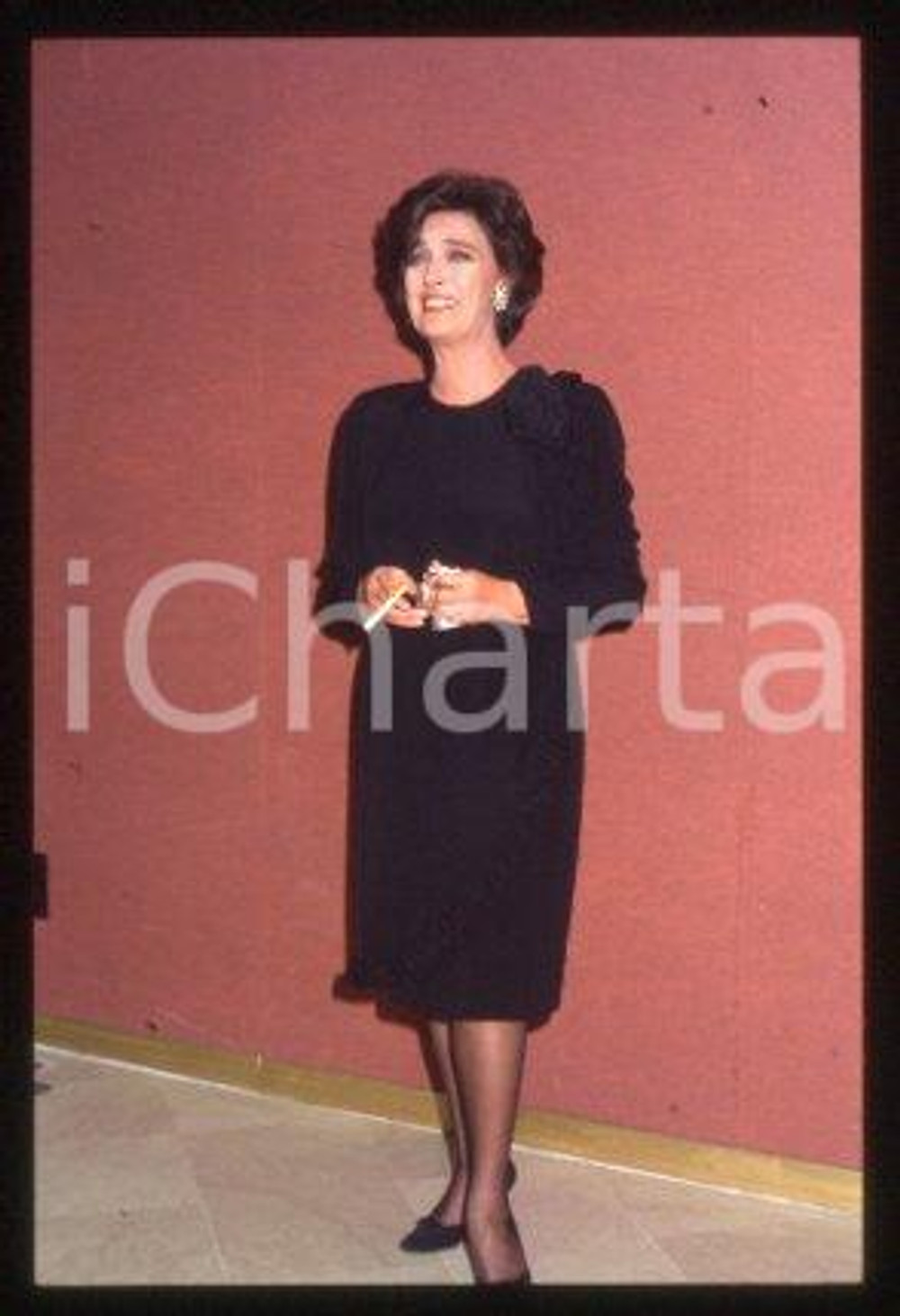 Ilaria OCCHINI SAINT VINCENT GROLLA D'ORO un'attrice 1990 * 35mm vintage slide 1