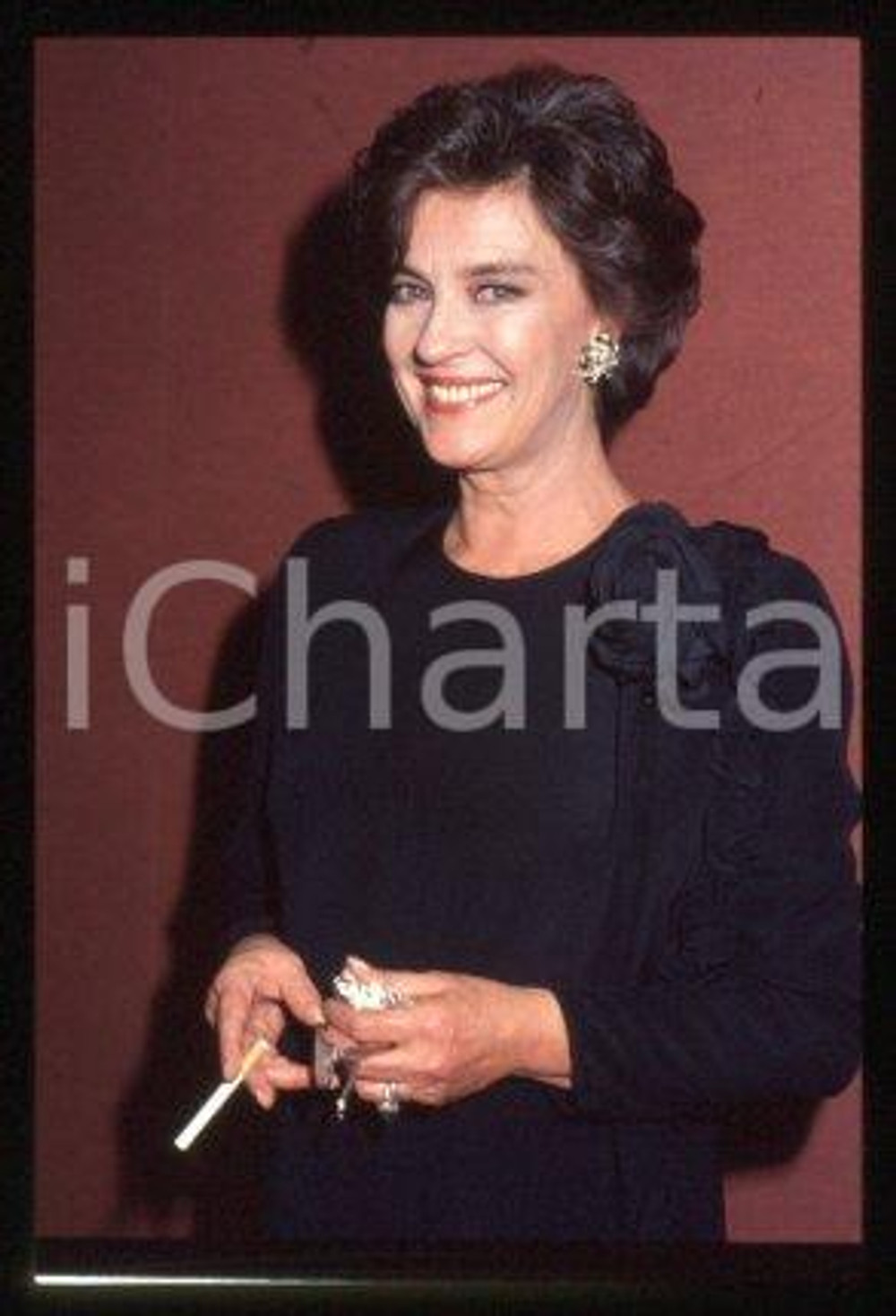 Ilaria OCCHINI SAINT VINCENT GROLLA D'ORO un'attrice 1990 * 35mm vintage slide 2