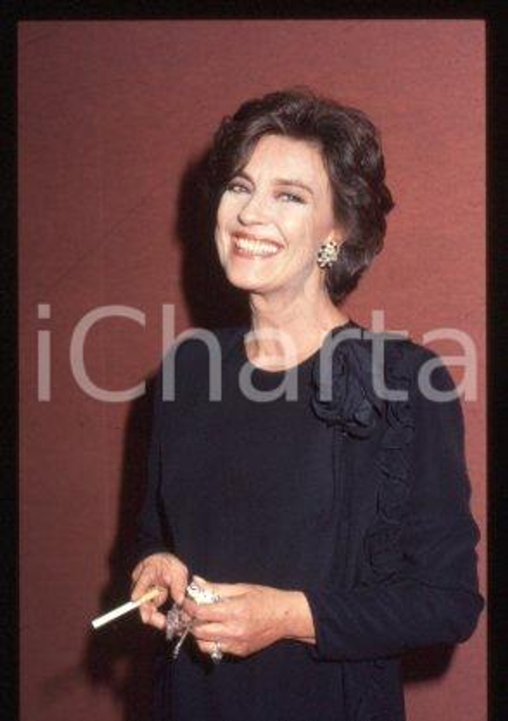 Ilaria OCCHINI SAINT VINCENT GROLLA D'ORO un'attrice 1990 * 35mm vintage slide 4