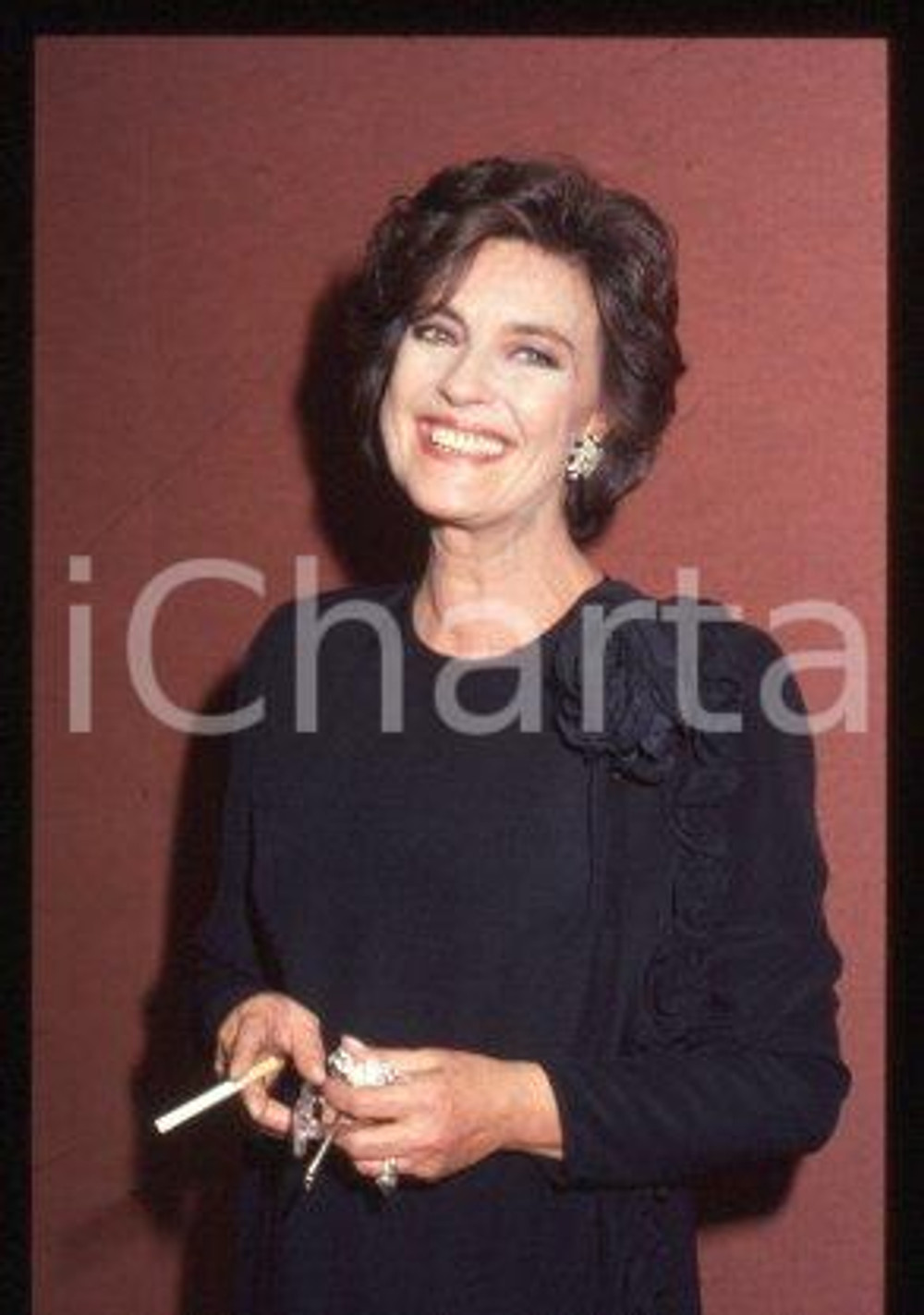 Ilaria OCCHINI SAINT VINCENT GROLLA D'ORO un'attrice 1990 * 35mm vintage slide 8