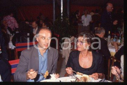 Ilaria OCCHINI Actress with Paolo HENDEL - ITALY 1990 ca * 35mm vintage slide 29