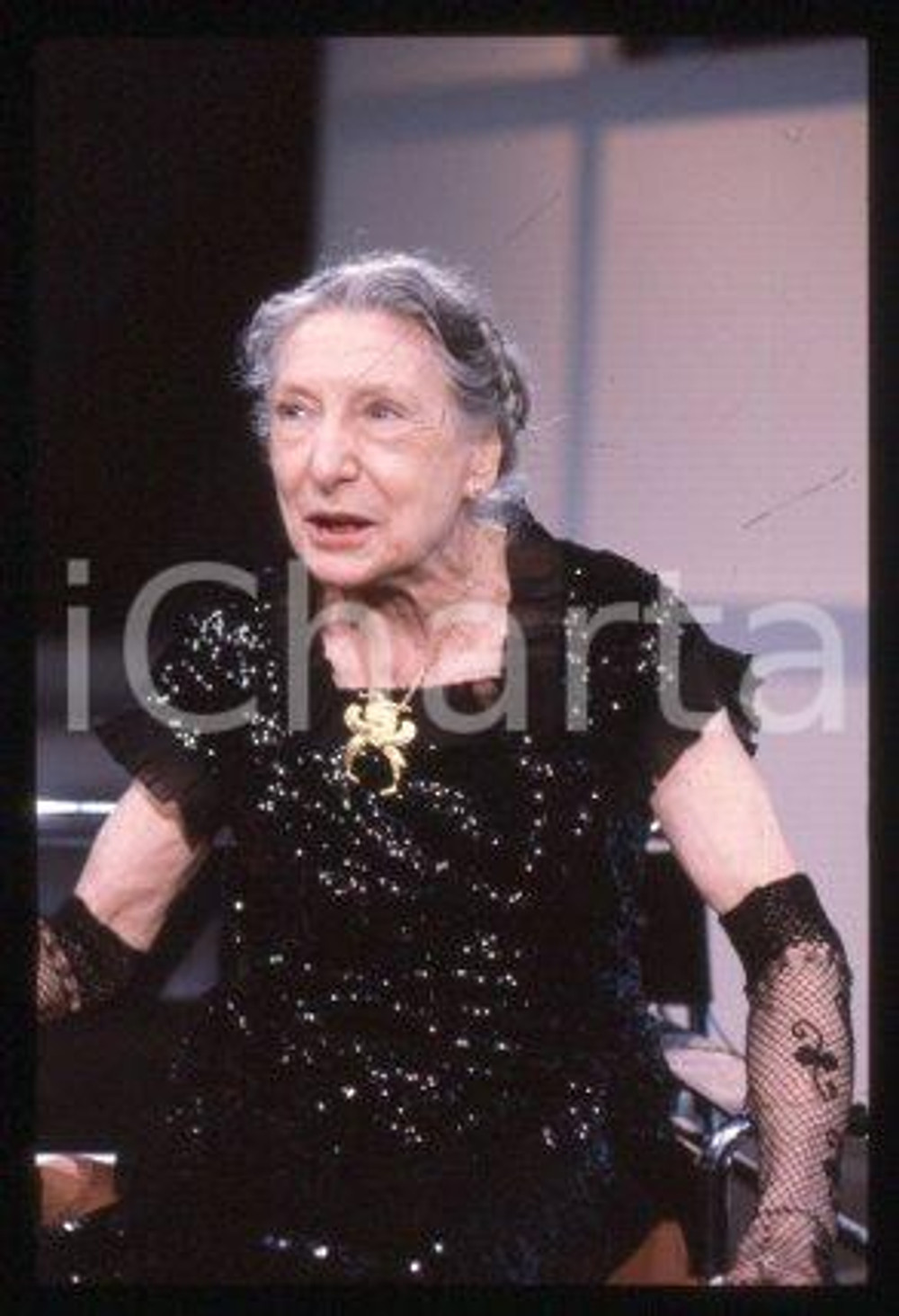 Paola BORBONI - PREMIO FIUGGI un'attrice italiana 1988 * 35 mm vintage slide 3