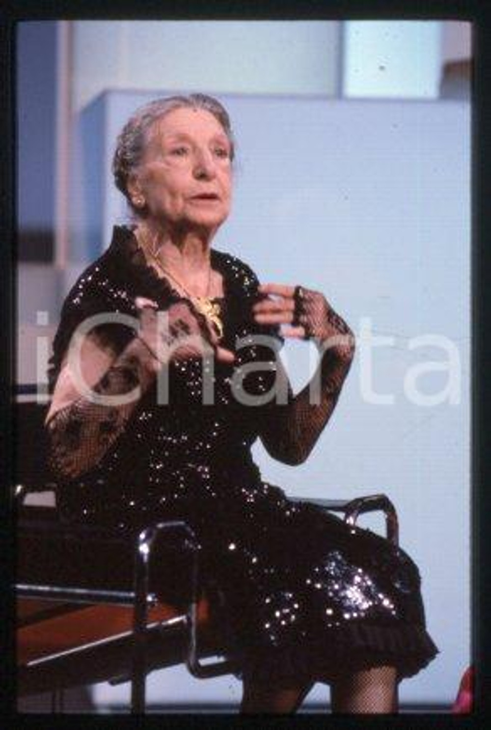 Paola BORBONI - PREMIO FIUGGI un'attrice italiana 1988 * 35 mm vintage slide 5