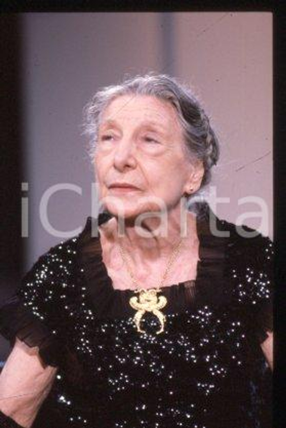 Paola BORBONI - PREMIO FIUGGI un'attrice italiana 1988 * 35 mm vintage slide 7