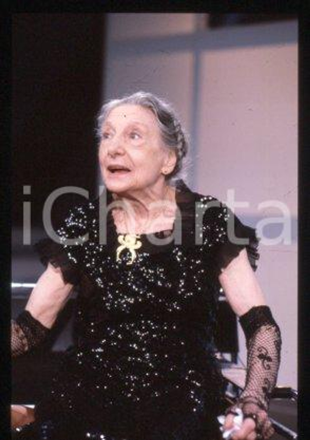 Paola BORBONI - PREMIO FIUGGI un'attrice italiana 1988 * 35 mm vintage slide 8