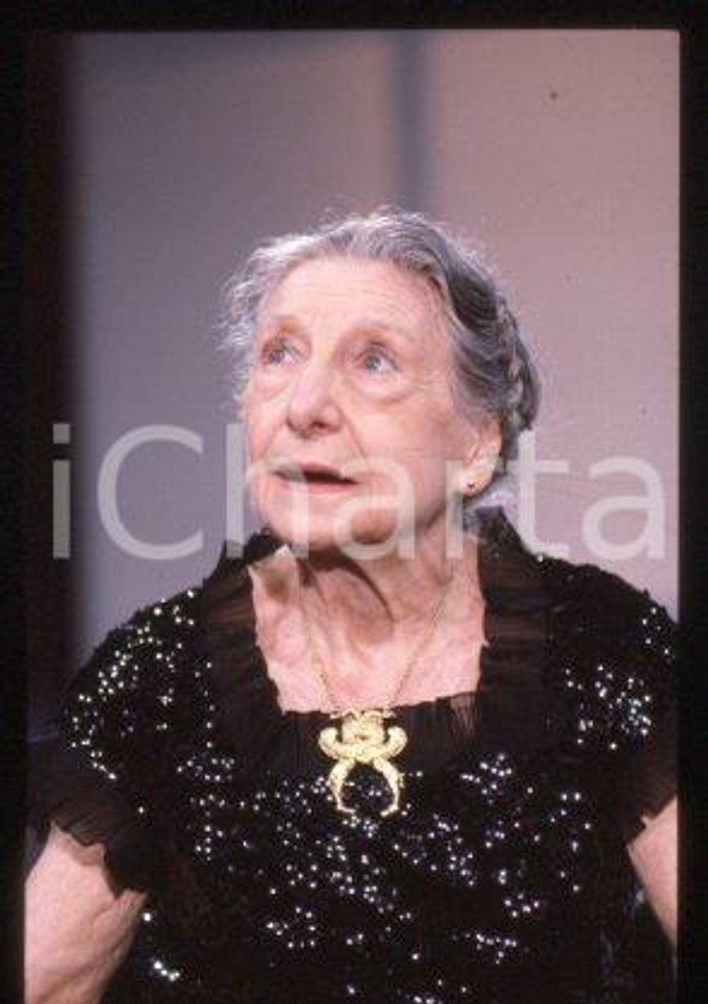 Paola BORBONI - PREMIO FIUGGI un'attrice italiana 1988 * 35 mm vintage slide 9