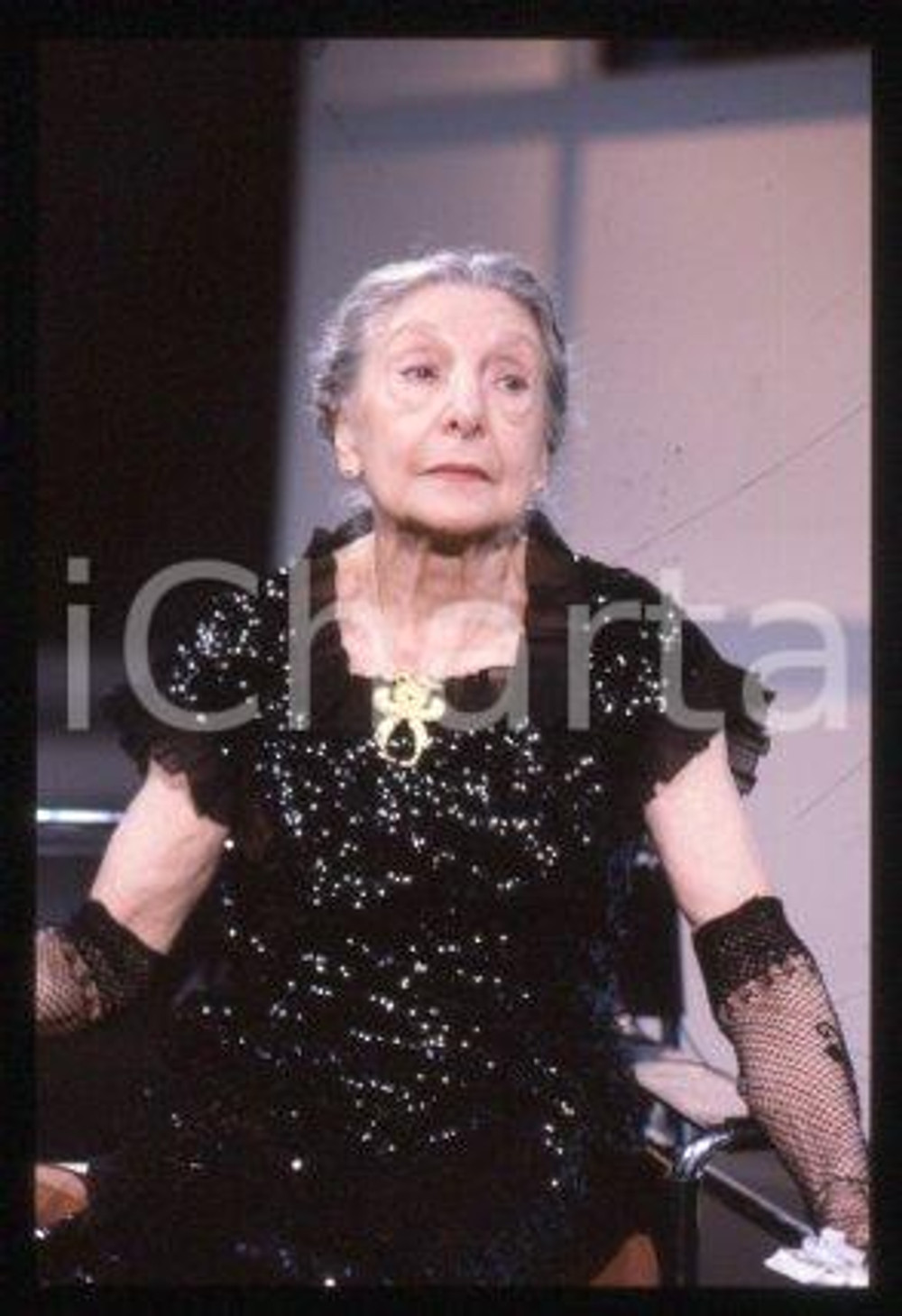 Paola BORBONI - PREMIO FIUGGI un'attrice italiana 1988 * 35 mm vintage slide 10