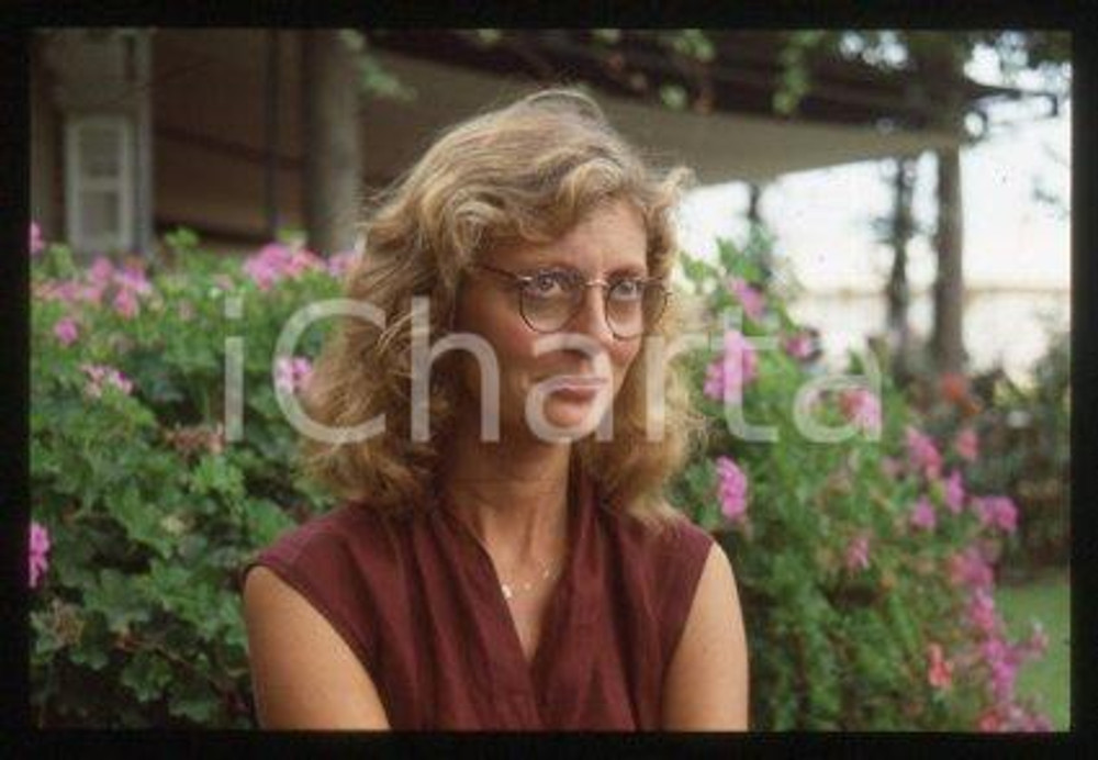 Susan SARANDON CINEMA American actor and activist 1985 ca * 35mm vintage slide 8