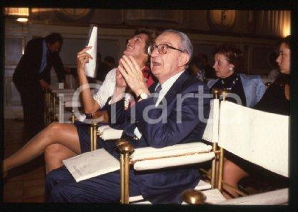 Giulio Carlo ARGAN ITALY Politician & art critic 1986 ca * 35mm vintage slide 11